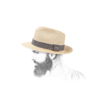 Cappello paglia uomo Stetson Reedley cream